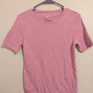 J. Crew Perfect Fit Pink Tee